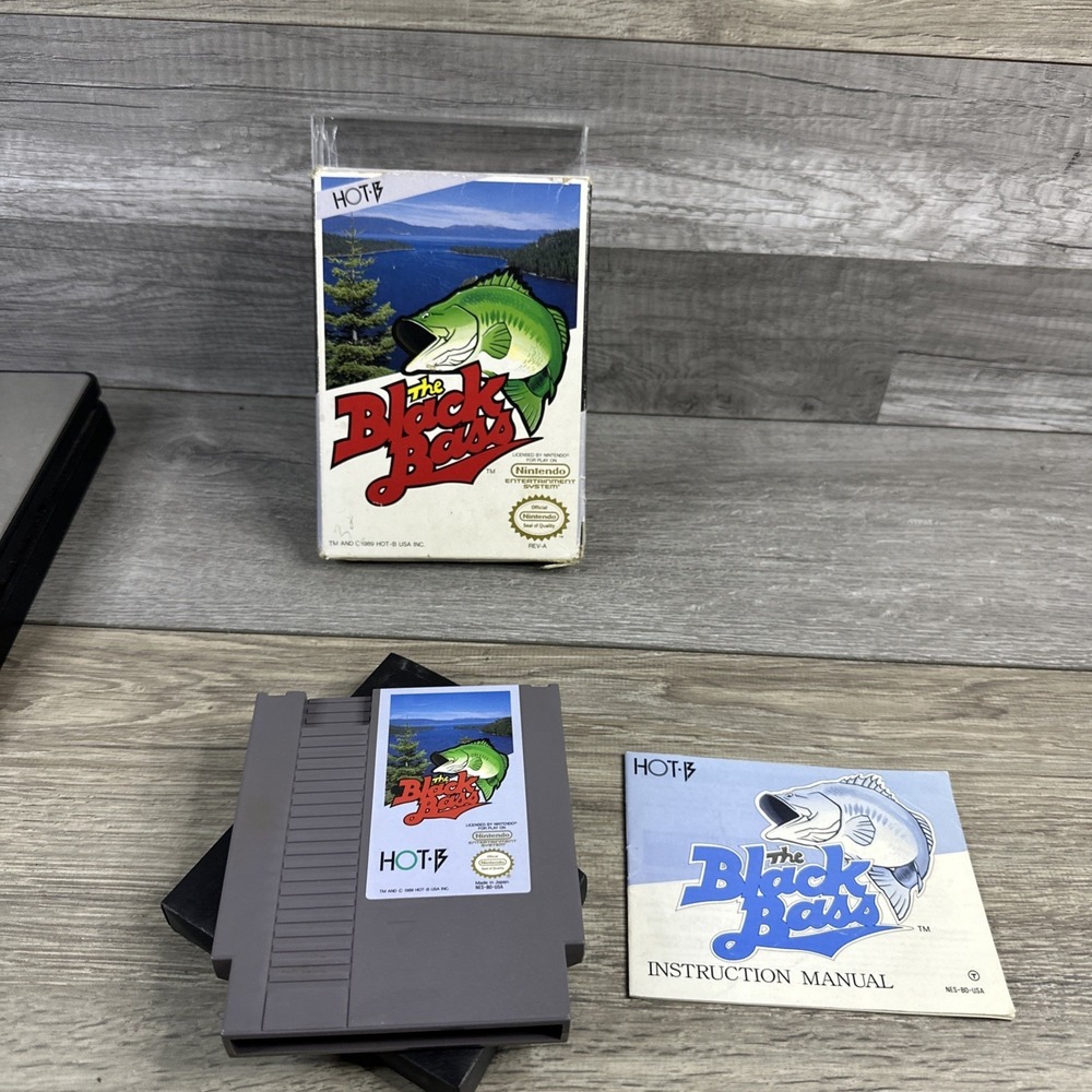 Black Bass (Nintendo Entertainment System, 1989) CIB COMPLETE